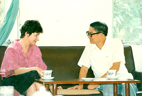 澳大利亚教育部长与桂诗春院长就国际英语教育问题交换意见