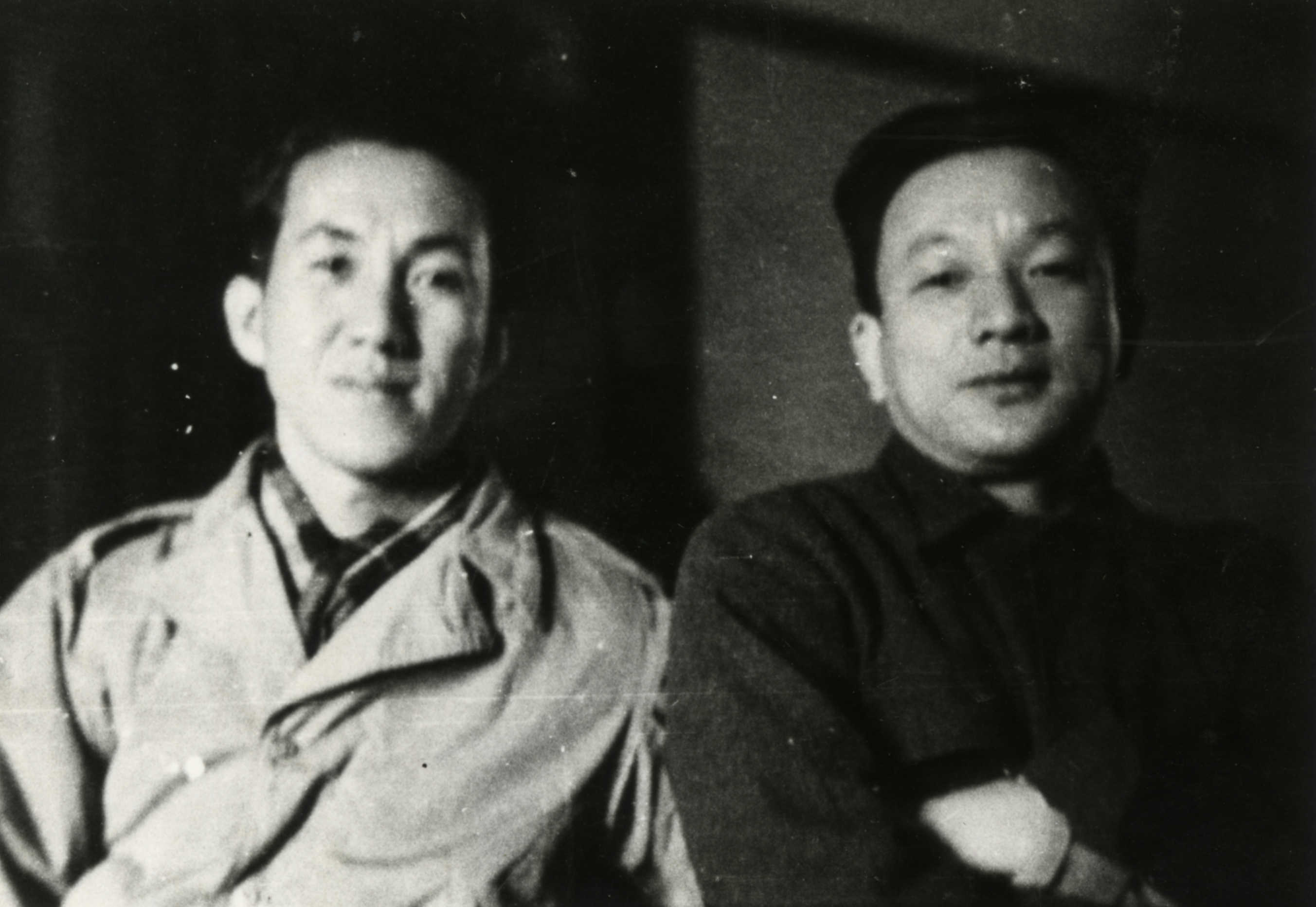 饶彰风与杜埃合影